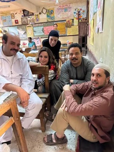 هشام ماجد في كواليس الفيلم