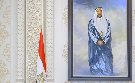رئيسا الإمارات ومصر يؤكدان ضرورة الوقف الفوري للتصعيد واللجوء إلى الحوار لتسوية قضايا المنطقة
