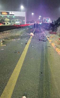 وفاة وإصابة 3 مواطنين في حادثين على الدائري الأول ووصلة الدوحة