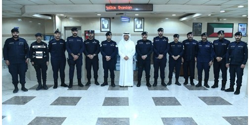 عذبي الناصر يتفقد مخفري الفروانية وخيطان ويشيد بجهود رجال الأمن