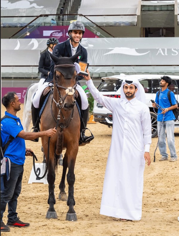 فارسان كويتيان يحققان المركز الثالث ضمن كأس الشقب للفروسية بقطر
