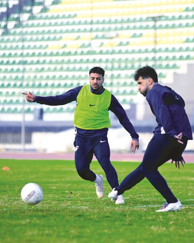 جانب من تدريبات الزمالك تحضيرا للمباراة الودية مع الدخان