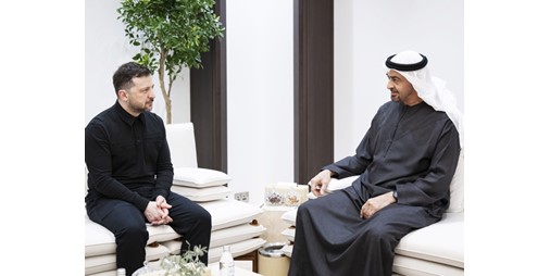 محمد بن زايد يبحث مع زيلينسكي العدوان الإيراني المستمر ويتلقى رسالة تضامن ودعم من الشرع