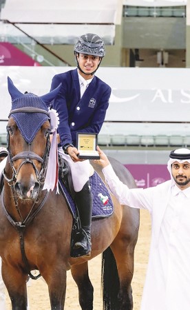 الخرافي بطلاً في كأس الشقب للفروسية