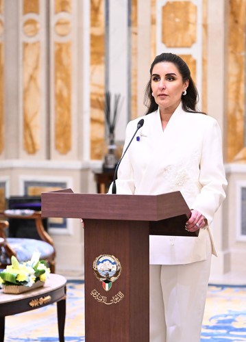 رانيه الفليج تؤدي القسم