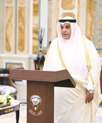 عبدالرحمن شهاب الشهاب يؤدي اليمين سفيرا فوق العادة ومفوضا للكويت لدى سورية