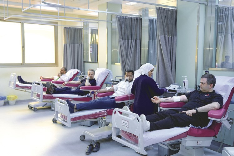  الملا تنظم مبادرة تطوعية للتبرع بالدم بالتعاون مع بنك الدم 