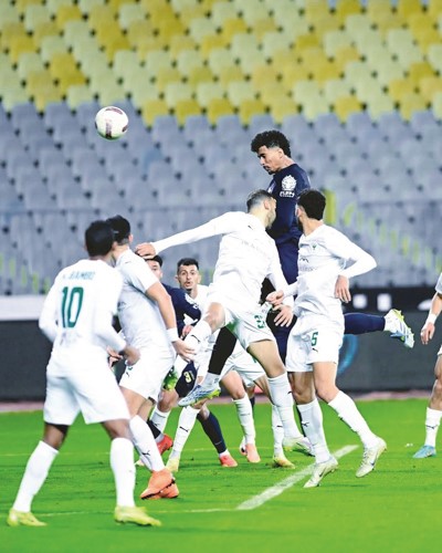 برباعية.. الزمالك يعبر المصري