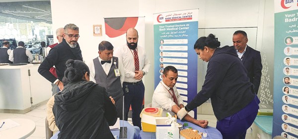  الساير تطلق مبادرة فحوصات طبية وقائية لموظفيها