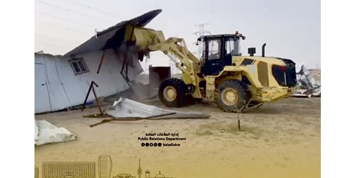 «البلدية»: إزالة 45 جاخوراً مخالفاً ومخيمات بجانب مواقع عسكرية شمالي البلاد