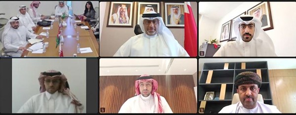  المشاركون في الاجتماع الاستثنائي للجنة التخطيط والتنسيق والمتابعة التابعة للجنة وزراء الشباب والرياضة  بدول مجلس التعاون