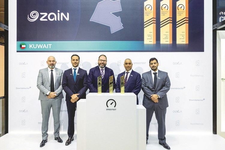 «زين» تحصد 3 جوائز لـ «أسرع شبكة 5G» و«أفضل شبكة 5G» و«أفضل تغطية في الكويت»