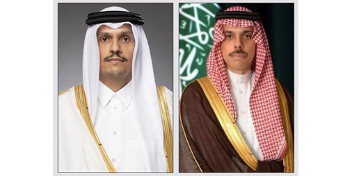 السعودية وقطر: تعزيز التنسيق وتكثيف الجهود المشتركة لوقف التصعيد في المنطقة