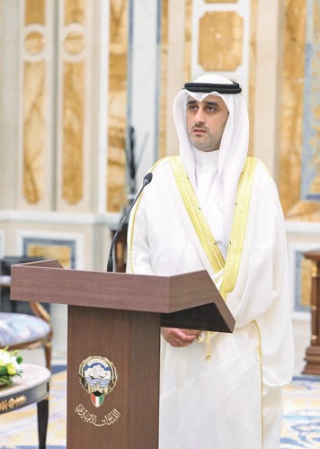 تركي خالد المكراد يؤدي اليمين سفيرا فوق العادة ومفوضا للكويت لدى أوزبكستان