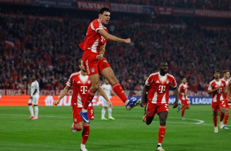 بايرن ميونخ وأرسنال إلى نصف نهائي دوري أبطال أوروبا بتجاوز ريال مدريد وسبورتينغ لشبونة