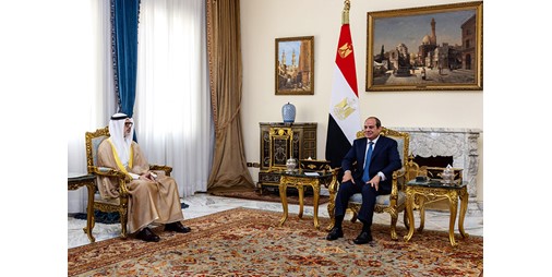 الرئيس المصري: أمن الكويت والدول العربية امتداد للأمن القومي المصري