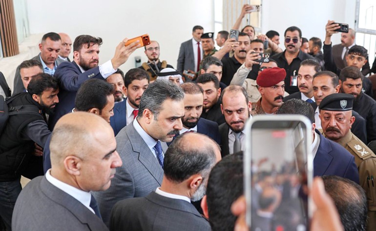 وفدان سوري وعراقي خلال افتتاح منفذ اليعربية - ربيعة الحدودي