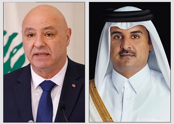 أمير قطر والرئيس اللبناني يبحثان «هاتفياً» مستجدات الأوضاع في المنطقة