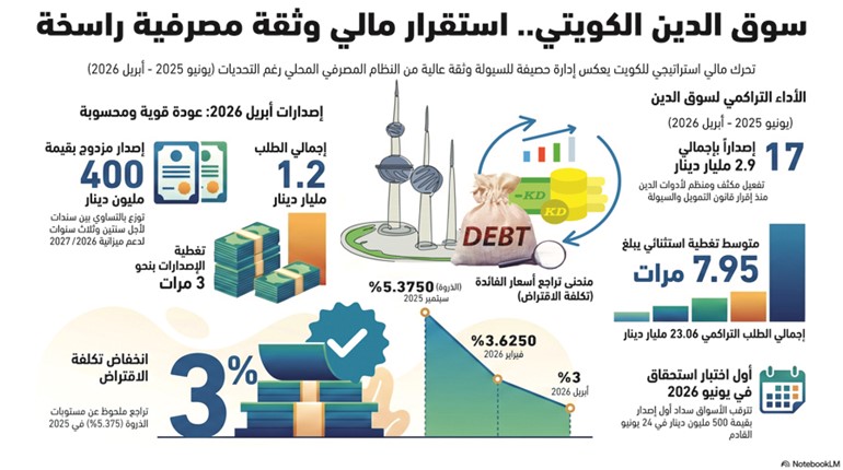 أول إصدارين للدين العام في الميزانية الحالية بـ 400 مليون دينار