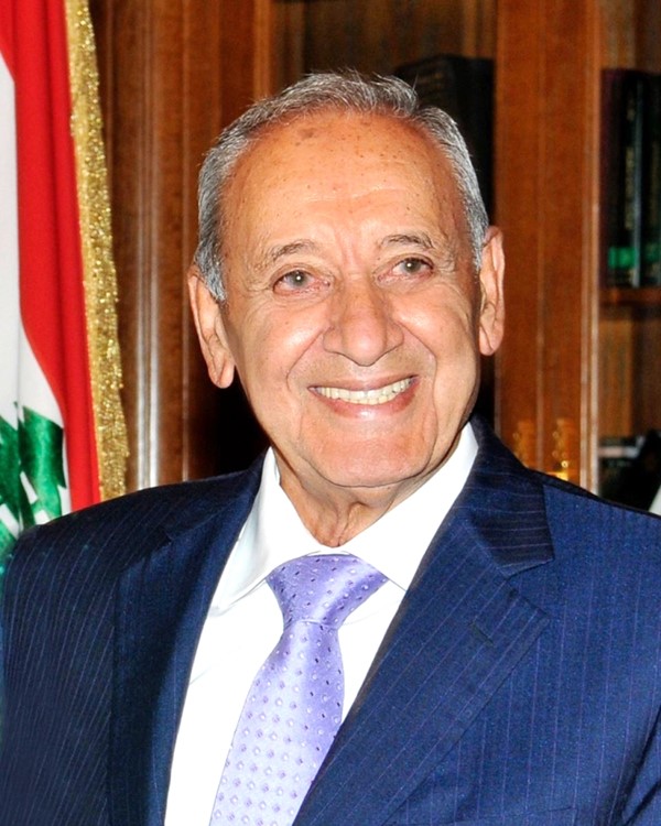  رئيس مجلس النواب اللبناني نبيه بري