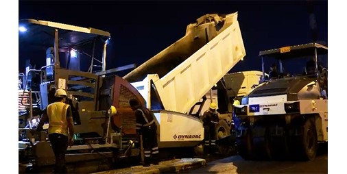 «الأشغال»: مواصلة تنفيذ طبقات الأسفلت وأعمال الصيانة في منطقة النزهة