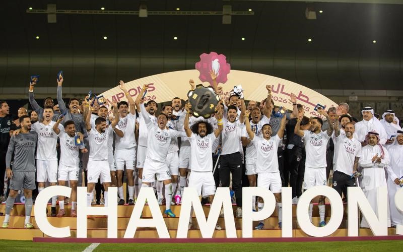 السد يهزم الشمال ويتوج بطلاً للدوري القطري