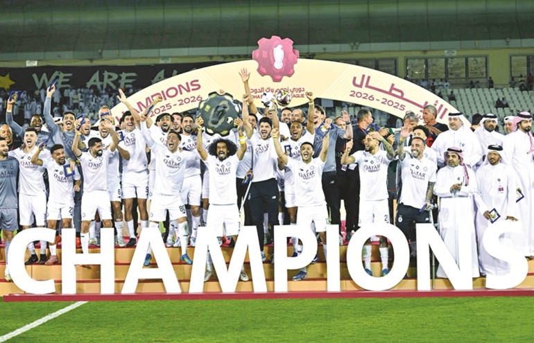 السد يحافظ على لقب الدوري القطري للمرة الثالثة على التوالي