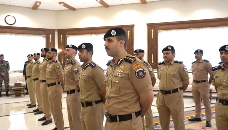 جانب من الضباط المرقين