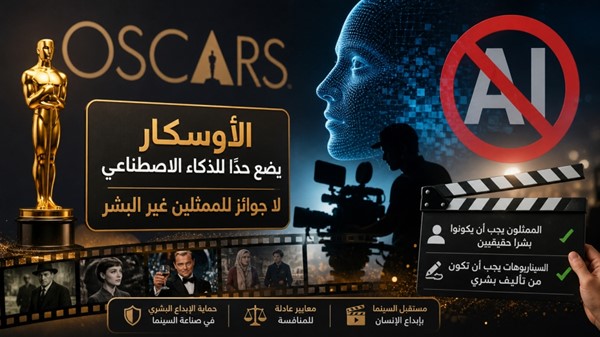 «الأوسكار» يضع حدًا للذكاء الاصطناعي.. لا جوائز للممثلين غير البشر