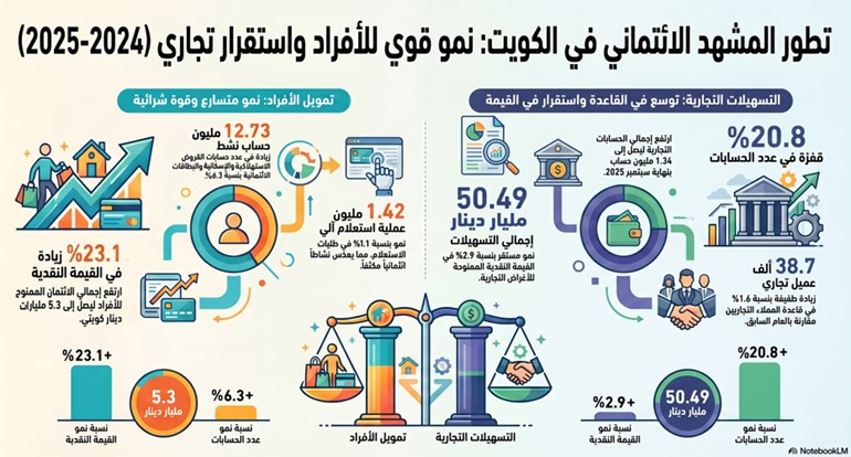 101.39 ألف تقرير ائتماني لمقترضين بعام.. و1.42 مليون استعلام آلي