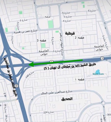 افتتاح طريق «الدائري الخامس» بالكامل جهة «قرطبة» باتجاه «الجهراء»