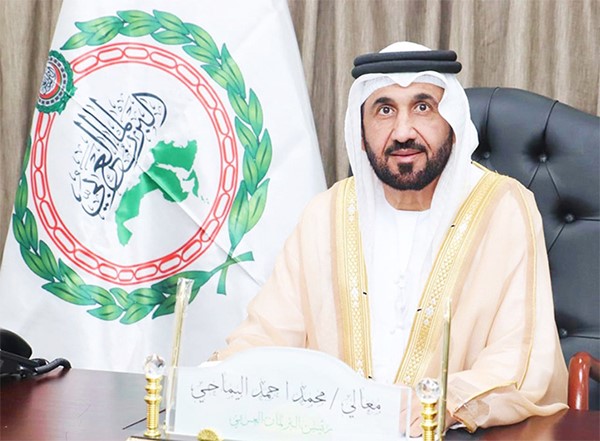 رئيس البرلمان العربي يدين الهجوم بالمسيرات على الكويت