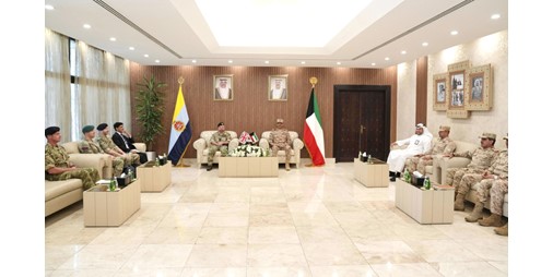 رئيس الأركان بحث مع مستشار الدفاع البريطاني لشؤون الشرق الأوسط الأوضاع الراهنة في المنطقة وسبل تعزيز الأمن والاستقرار