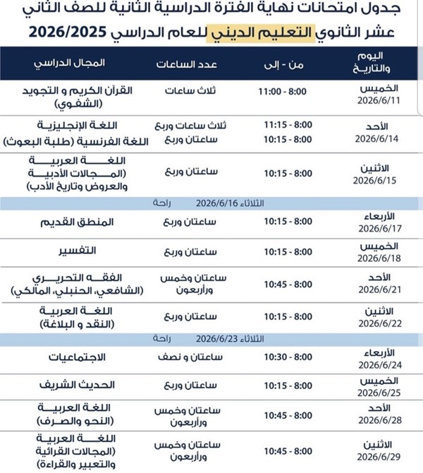 وزير التربية يعتمد رسمياً مواعيد استكمال التقويم التربوي للفصل الثاني للعام الدراسي 2025 - 2026