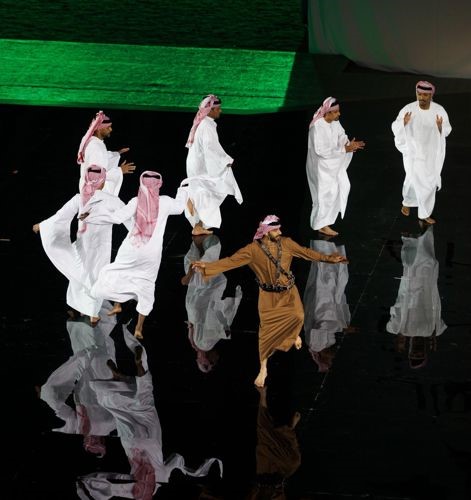 افتتاح أنيق لـ«الألعاب الخليجية» في الدوحة.. أوبريت «خليج واحد.. قلب واحد» أبرز محطات الحفل