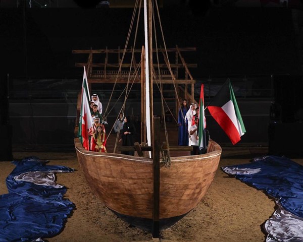 افتتاح أنيق لـ«الألعاب الخليجية» في الدوحة.. أوبريت «خليج واحد.. قلب واحد» أبرز محطات الحفل