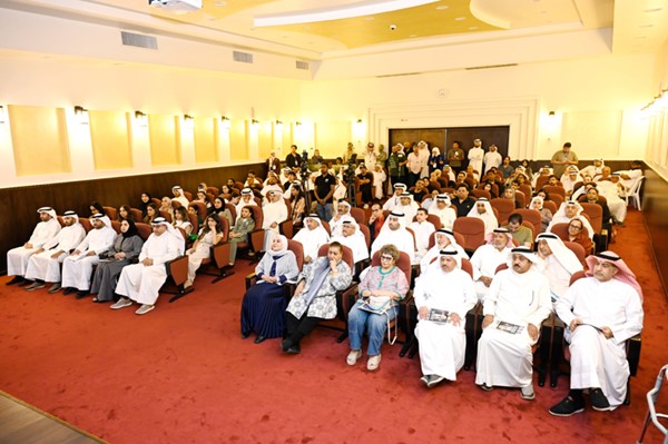 جانب من الحضور الفني والثقافي في ليلة وفاء