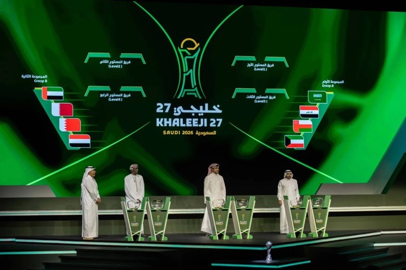 «الأزرق» مع السعودية وعُمان والعراق في «خليجي 27»