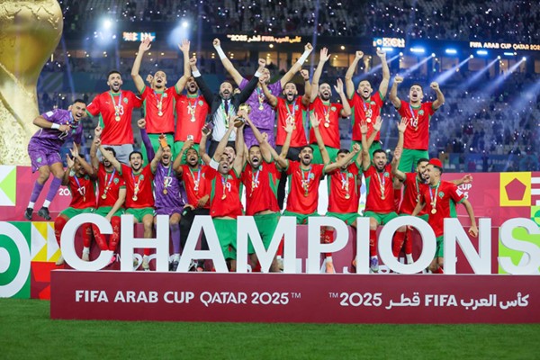 المنتخب المغربي توج بطلا لكأس العرب فيفا - قطر 2025