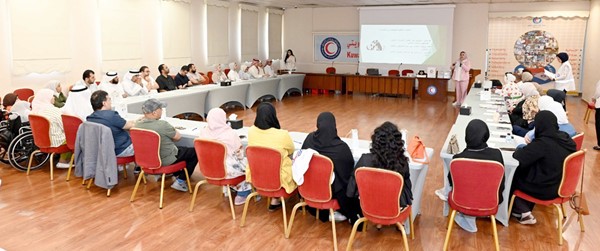 جانب من الورشة التدريبية حول مهارات تحمل الأزمات