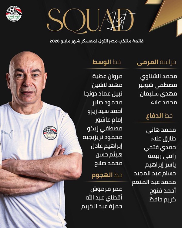 مفاجآت في قائمة منتخب مصر لمونديال 2026