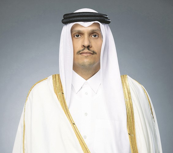 رئيس مجلس الوزراء وزير الخارجية القطري الشيخ محمد بن عبدالرحمن آل ثاني