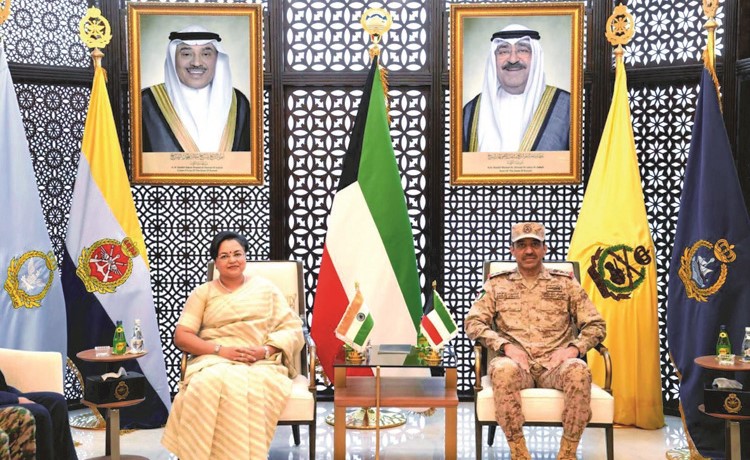 رئيس الأركان استقبل سفيري بلجيكا والهند