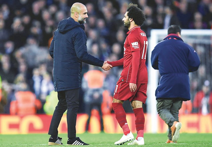 محمد صلاح وغوارديولا يظهران اليوم للمرة الأخيرة