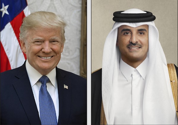 أمير قطر يبحث مع الرئيس الاميركي مستجدات الأوضاع في ظل الجهود الإقليمية لخفض التصعيد