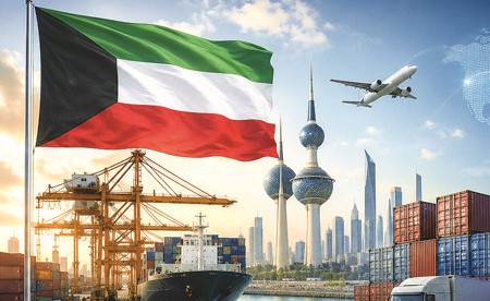 1.07 مليار دينار واردات الكويت السلعية في فبراير 2026