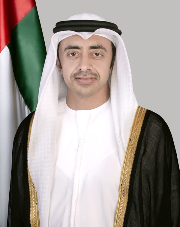 سمو الشيخ عبدالله بن زايد آل نهيان نائب رئيس مجلس الوزراء وزير الخارجية الإماراتي