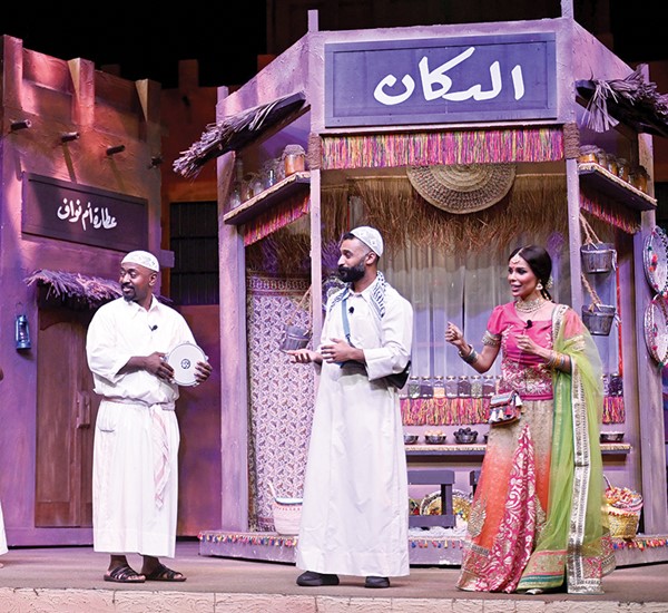  مشهد يجمع حصة النبهان وعبدالعزيز السعدون ومشعل الفرحان