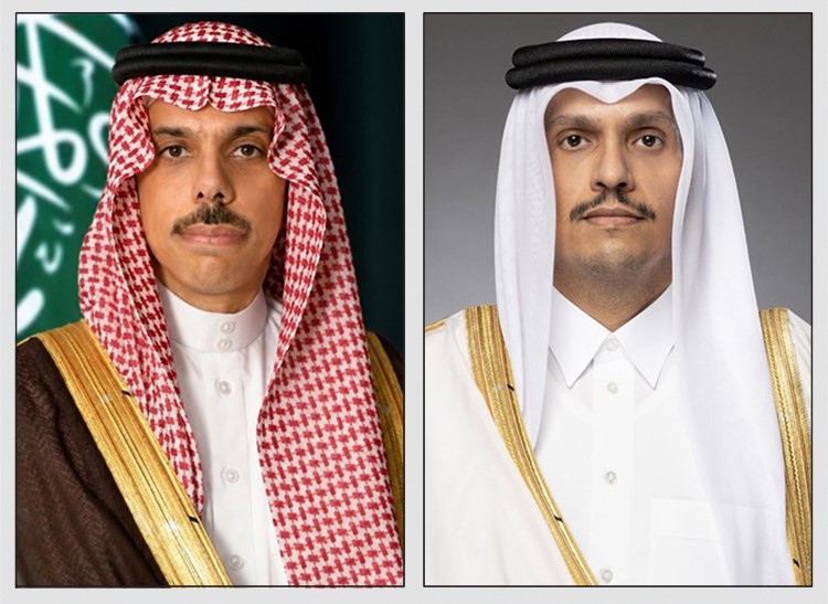 رئيس الوزراء القطري يبحث هاتفيا مع وزير الخارجية السعودي جهود الوساطة بين أميركا وإيران