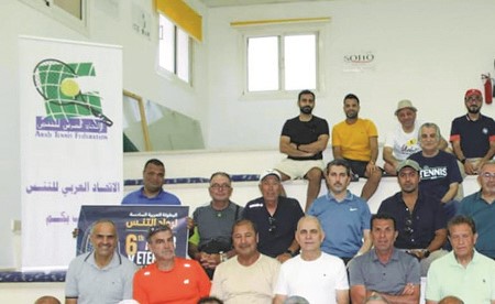 انطلاق البطولة العربية لرواد التنس